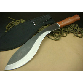 Manual Made OEM Cold Steel Dog Leg Machete Knife Survival Knife with Wood Handle UDTEK01236  